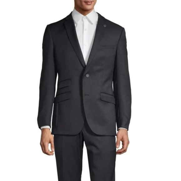 🎁 Ted Baker No Ordinary Joe Joey Grid Check Wool